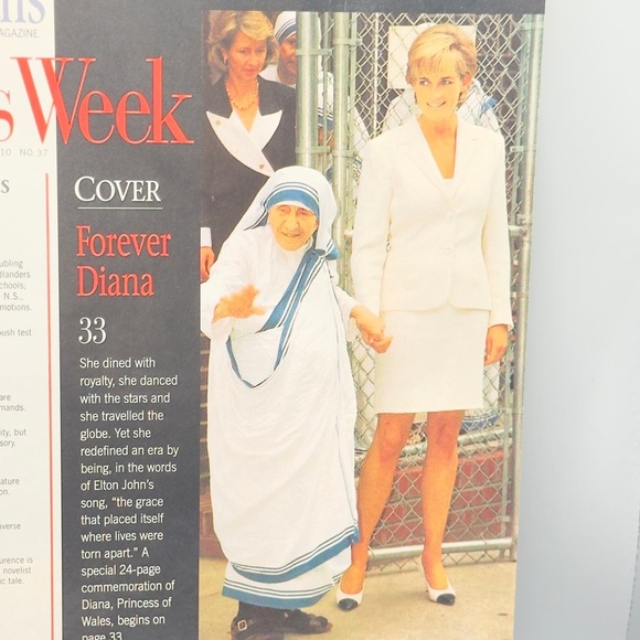 Maclean’s Magazine Sept 15, 1997 – Princess Diana & Mother Teresa Tribute - Picture 8 of 14